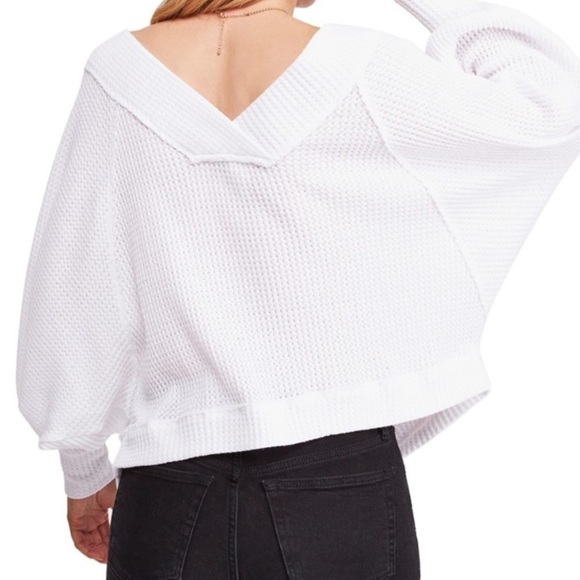 Nwt Free People Westend Thermal Long Sleeve Top - Picture 6 of 9